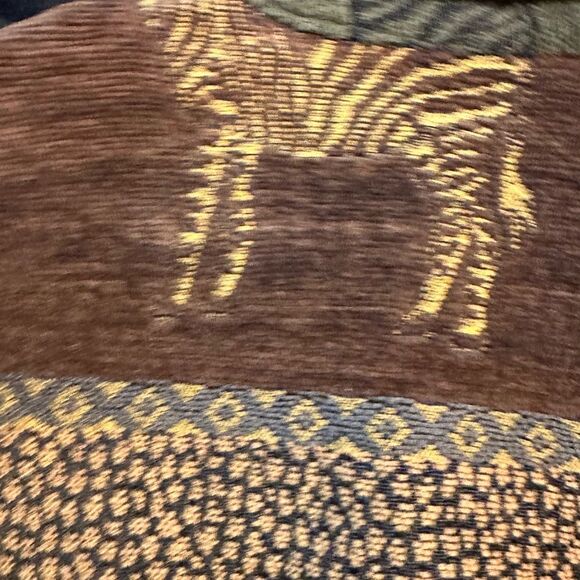 VintageWomen's Y2K Breckenridge Zebra Animal Safari Jacket Pattern Size Petite L - Picture 9 of 11